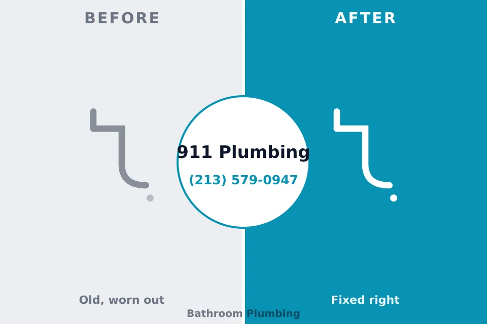 Before and after: plumbing repair Lebanon Junction, KY